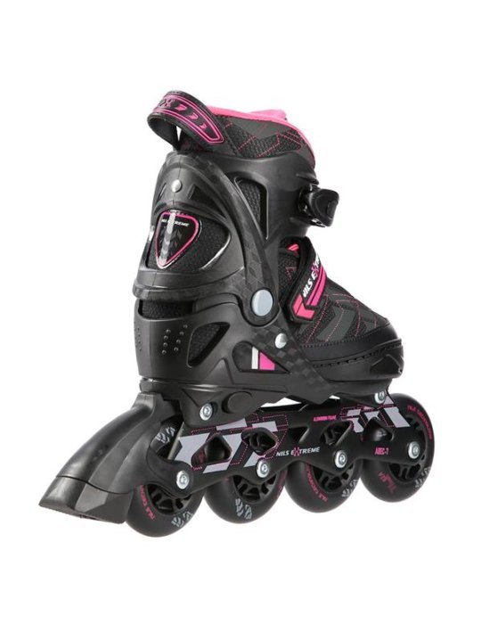 NA11002 BLACK/PINK L (39-42) IN-LINE SKATES NILS EXTREME 3 