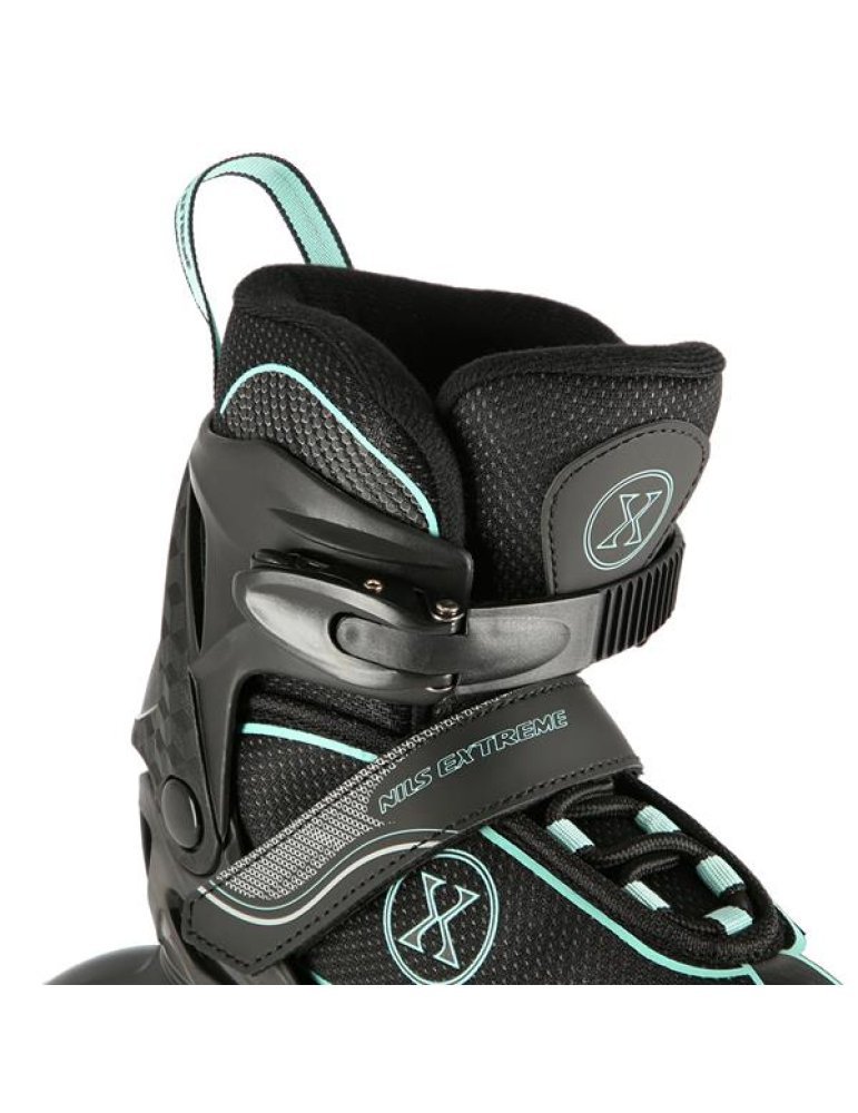 NA11008 BLACK-MINT ROZM. L (39-42) IN-LINE SKATES NILS EXTREME 7 
