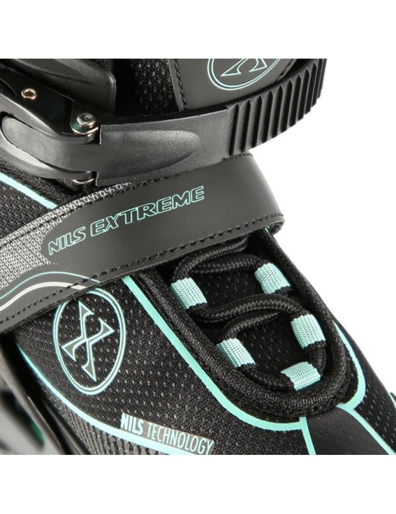 NA11008 BLACK-MINT ROZM. L (39-42) IN-LINE SKATES NILS EXTREME 8 