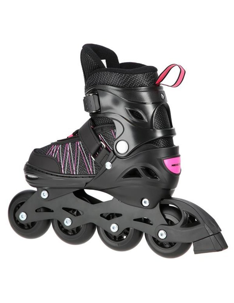 NH11912 A 2IN1 BLACK/PINK SIZE S(31-34) IN-LINE SKATES/HOCKEY ICE SKATES 3 