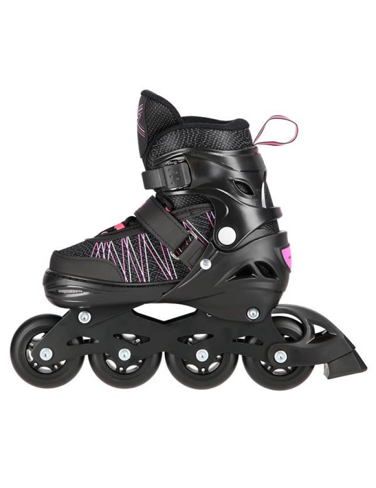 NH11912 A 2IN1 BLACK/PINK SIZE S(31-34) IN-LINE SKATES/HOCKEY ICE SKATES 4 