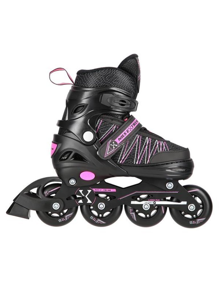 NH11912 A 2IN1 BLACK/PINK SIZE S(31-34) IN-LINE SKATES/HOCKEY ICE SKATES 5 