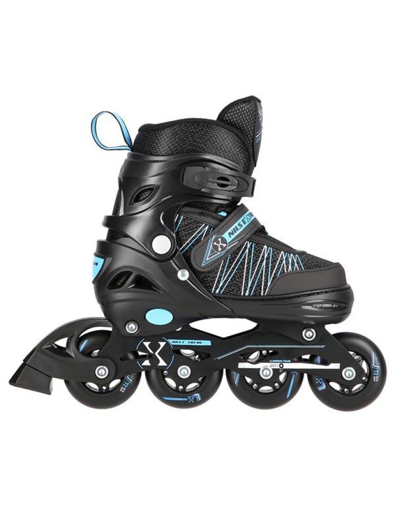 NH11912 A 2IN1 BLACK/BLUE SIZE M(35-38) IN-LINE SKATES/HOCKEY ICE SKATES 4 