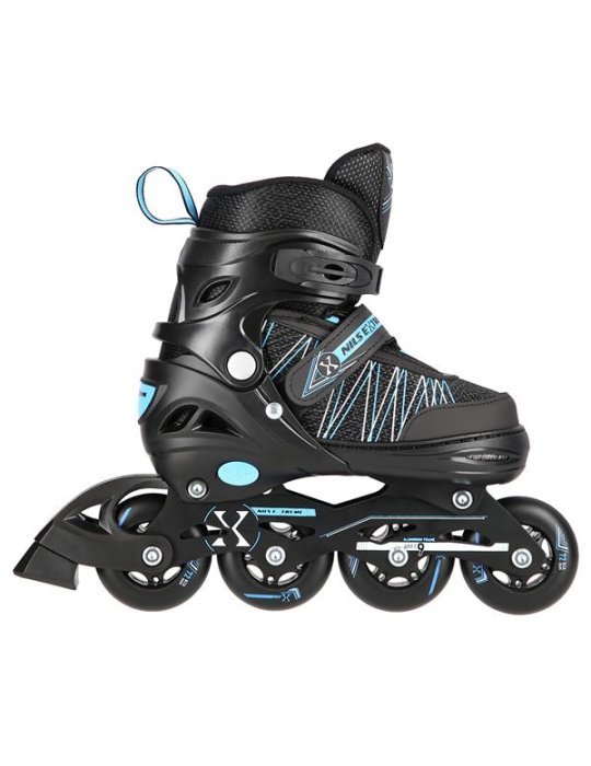 NH11912 A 2IN1 BLACK/BLUE SIZE M(35-38) IN-LINE SKATES/HOCKEY ICE SKATES 4 