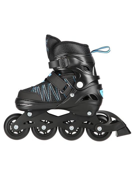 NH11912 A 2IN1 BLACK/BLUE SIZE M(35-38) IN-LINE SKATES/HOCKEY ICE SKATES 5 