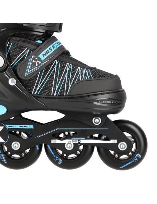 NH11912 A 2IN1 BLACK/BLUE SIZE M(35-38) IN-LINE SKATES/HOCKEY ICE SKATES 7 