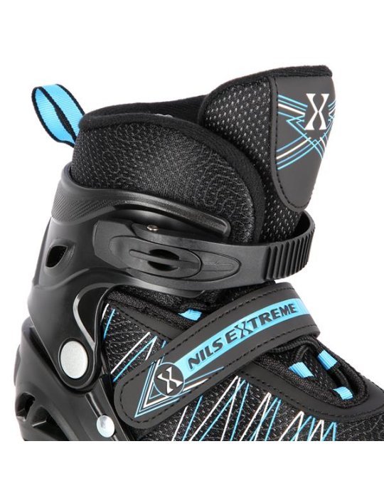 NH11912 A 2IN1 BLACK/BLUE SIZE M(35-38) IN-LINE SKATES/HOCKEY ICE SKATES 8 