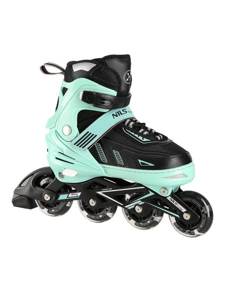 NA11230A GREEN LED SIZE L(39-42) IN-LINE SKATES NILS EXTREME 1 