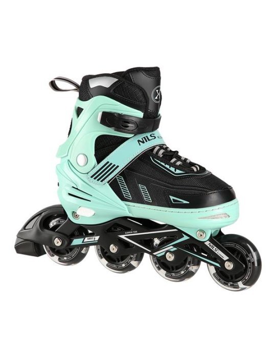 NA11230A GREEN LED SIZE L(39-42) IN-LINE SKATES NILS EXTREME 1 