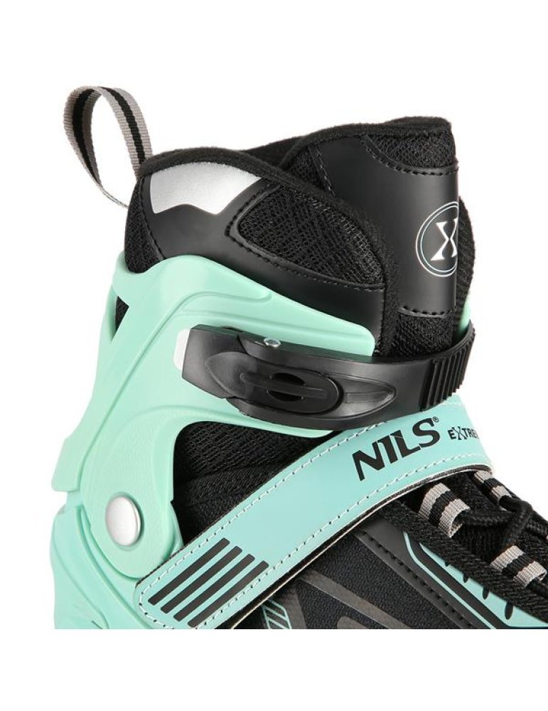 NA11230A GREEN LED SIZE L(39-42) IN-LINE SKATES NILS EXTREME 6 