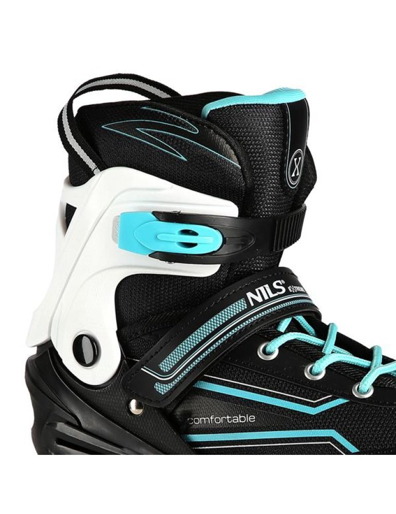 NA1169A TURQUOISE SIZE L(39-42) IN-LINE SKATES NILS EXTREME 9 