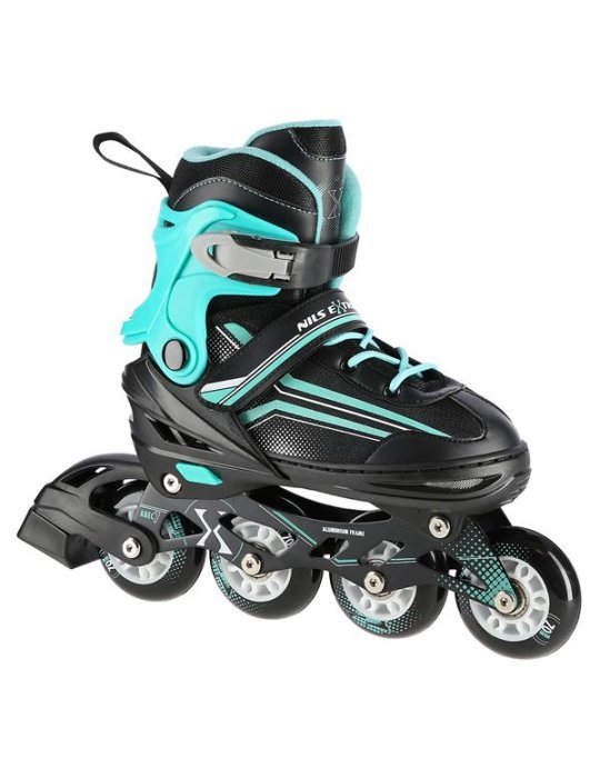 NH18190 2IN1 BLACK/BLUE SIZE M(34-38) IN-LINE SKATES/HOCKEY ICE SKATES 1 