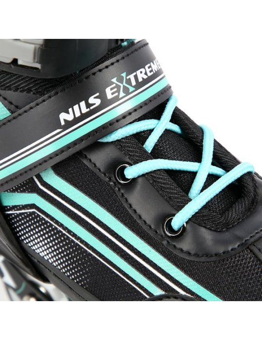 Patines Ajustables en Linea 2en1 NEGRO/AZUL NH18190 8 