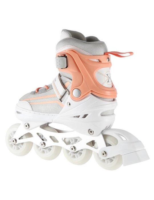 Patins ajustáveis 2 em 1 – Inline e Ice |Brancos e Rosados PATINS 