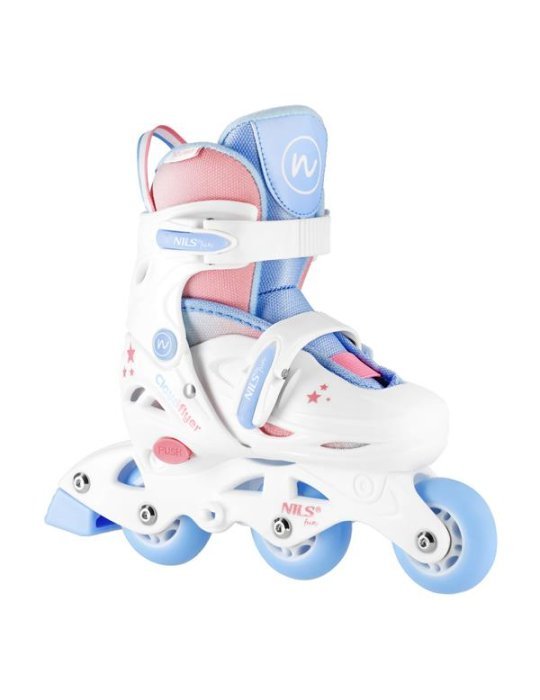 Adjustable skates Girl 3 in 1 Whites and Roses – Evolutionaries and Insurance 1 