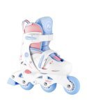 Patines Ajustables Niña 3 en 1 Blancos y Rosas – Evolutivos y Seguros 1 