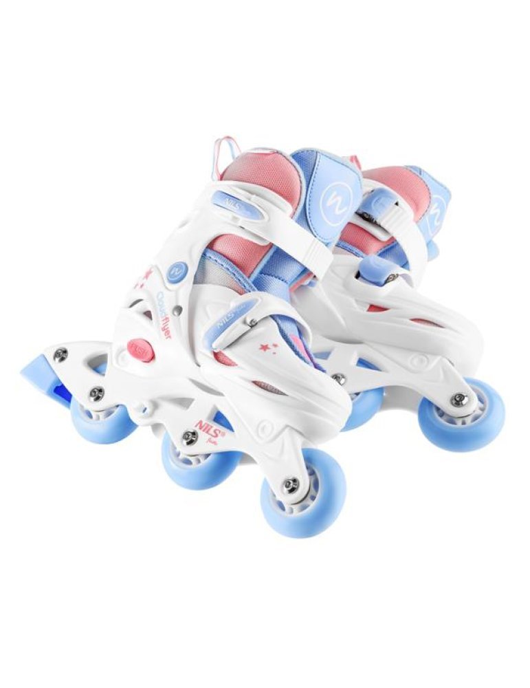 Patines Ajustables Niña 3 en 1 Blancos y Rosas – Evolutivos y Seguros 4 
