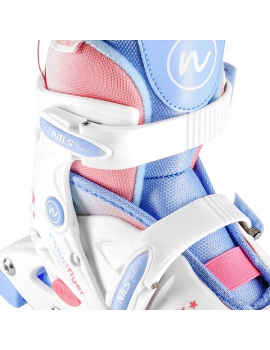 Adjustable skates Girl 3 in 1 Whites and Roses – Evolutionaries and Insurance 6 