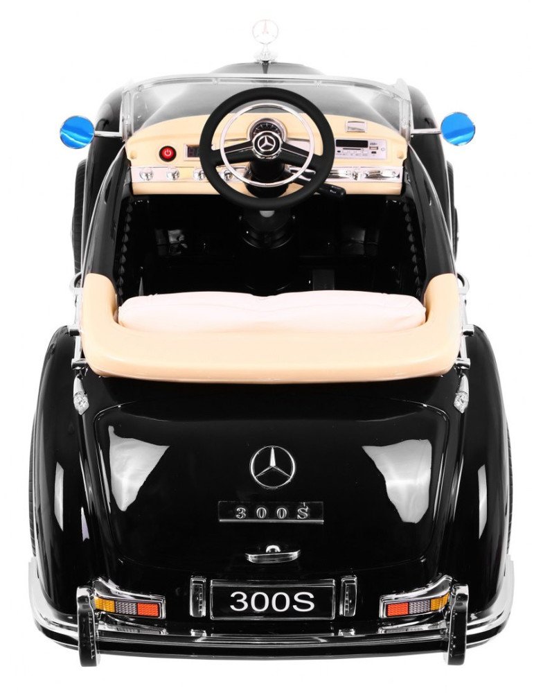 Mercedes Benz 300S Retro 12V | Coche Infantil Clásico con Acabado Lacado 