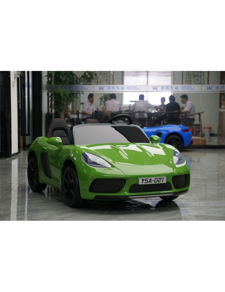 Coche Infantil PERFECTA Biplaza Lacado 24V 180W – Ruedas de Aire 