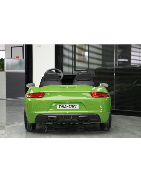 Coche Infantil PERFECTA Biplaza Lacado 24V 180W – Ruedas de Aire 