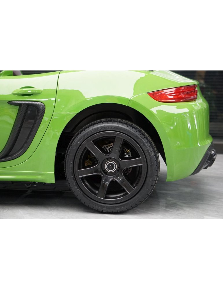 Coche Infantil PERFECTA Biplaza Lacado 24V 180W – Ruedas de Aire 