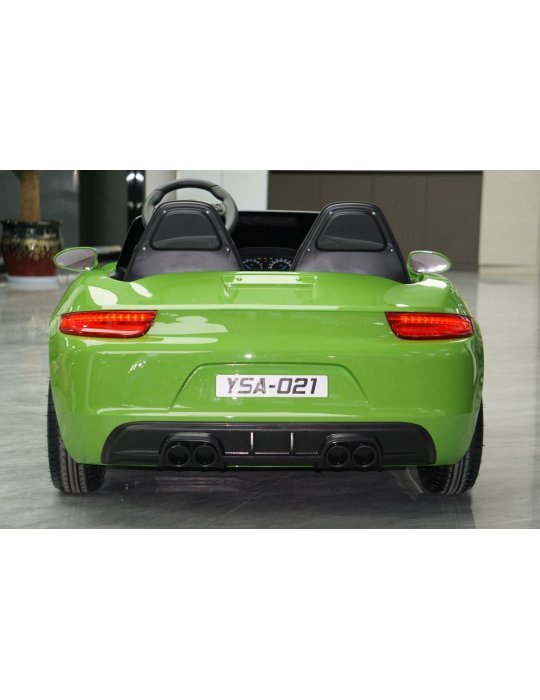 Coche Infantil PERFECTA Biplaza Lacado 24V 180W – Ruedas de Aire 