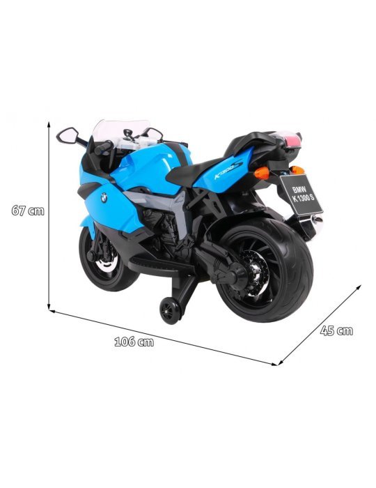 BMW K1300S Moto Eléctrica Infantil 12V | 3 Velocidades y Luces LED