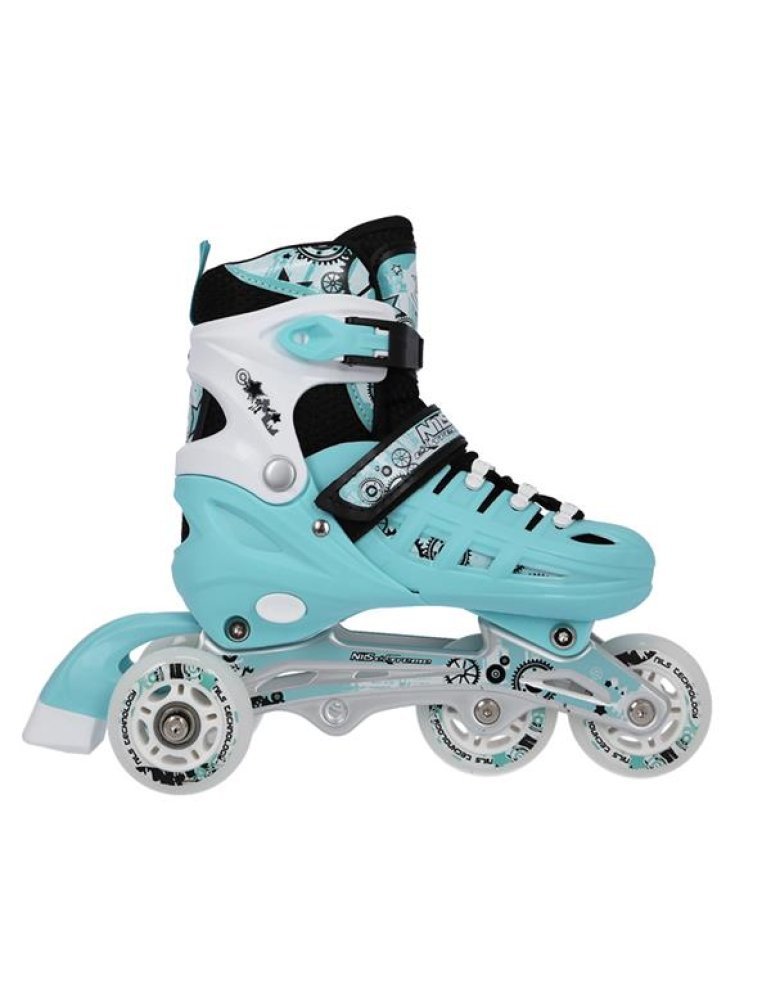 NH10905 4in1 MINT SIZE L(39-42) INLINE/ICE-SKATES NILS EXTREME