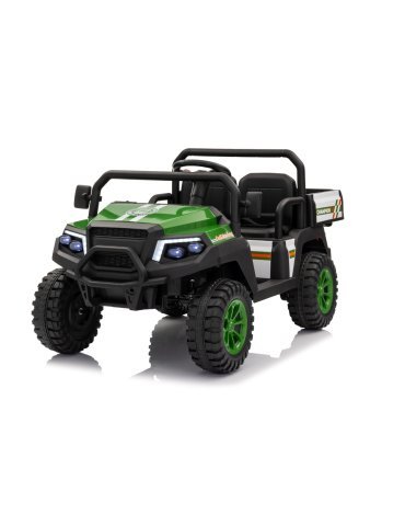 Camioneta Eléctrica Infantil 4x4 | Vehículo Con Luces LED, 2x200W 1  2