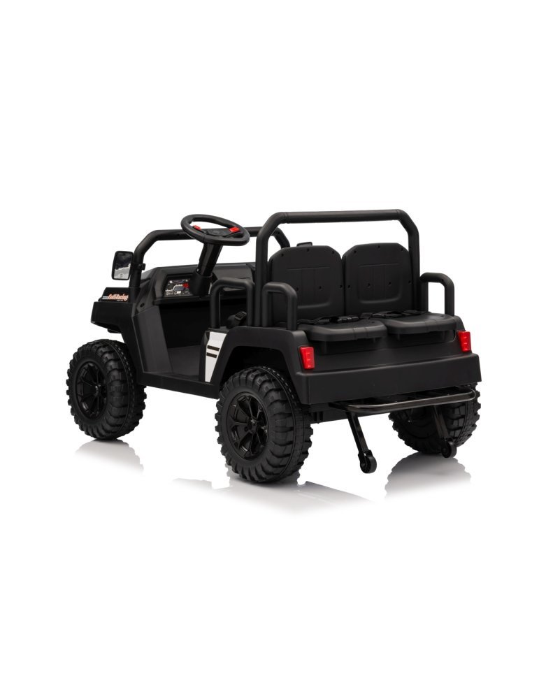 Veículo off-road familiar de 4 lugares e 24 V - Carro elétrico para crianças | Direção segura e divertida