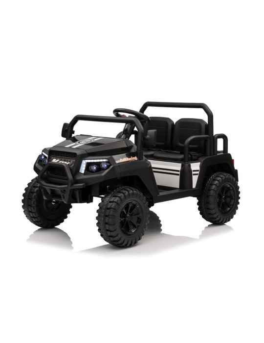 Veículo off-road familiar de 4 lugares e 24 V - Carro elétrico para crianças | Direção segura e divertida