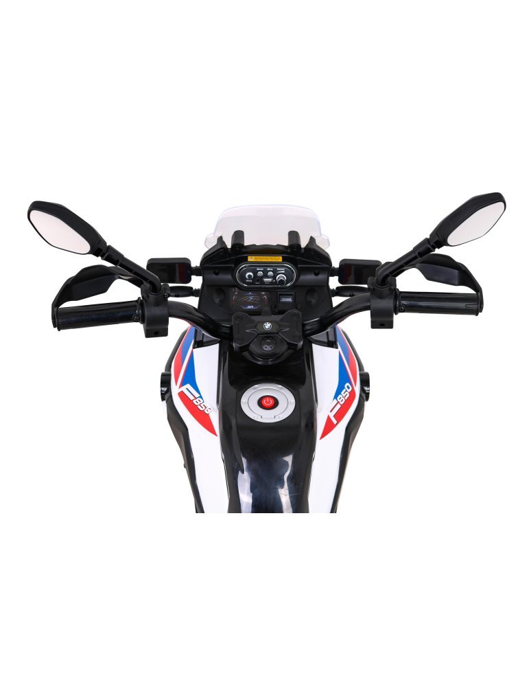 Moto Elétrica Infantil BMW F850 GS 12V com USB e AUX