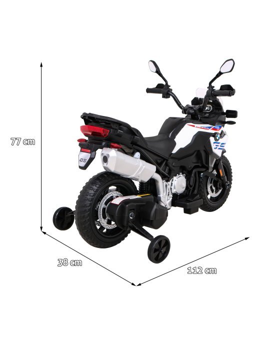 Moto Elétrica Infantil BMW F850 GS 12V com USB e AUX