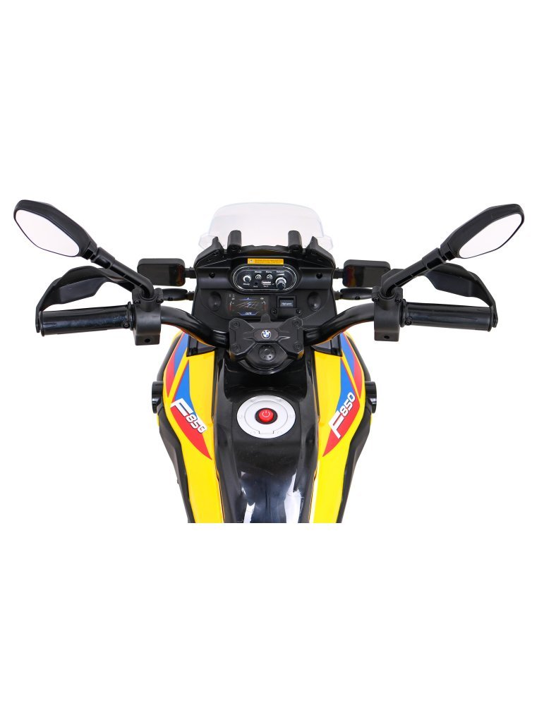 Moto Elétrica Infantil BMW F850 GS 12V com USB e AUX - Vista 9