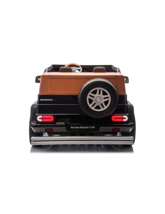 Children &apos; s Electric Car Mercedes MAYBACH G650 24V with MP4 Biplaza