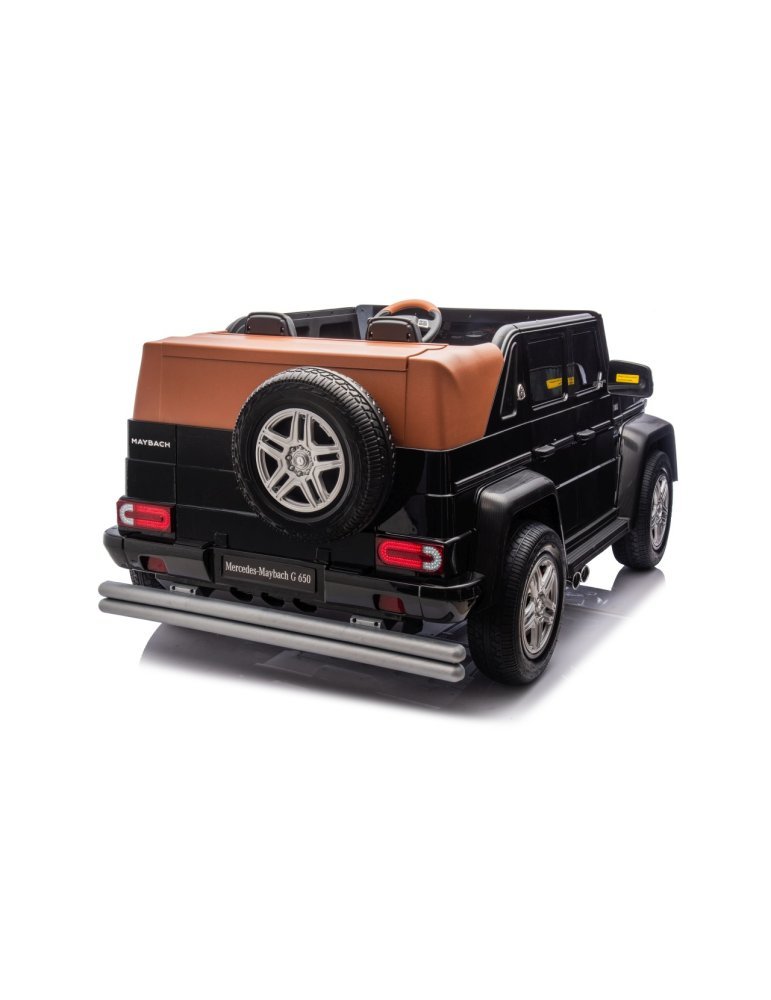 Children &apos; s Electric Car Mercedes MAYBACH G650 24V with MP4 Biplaza