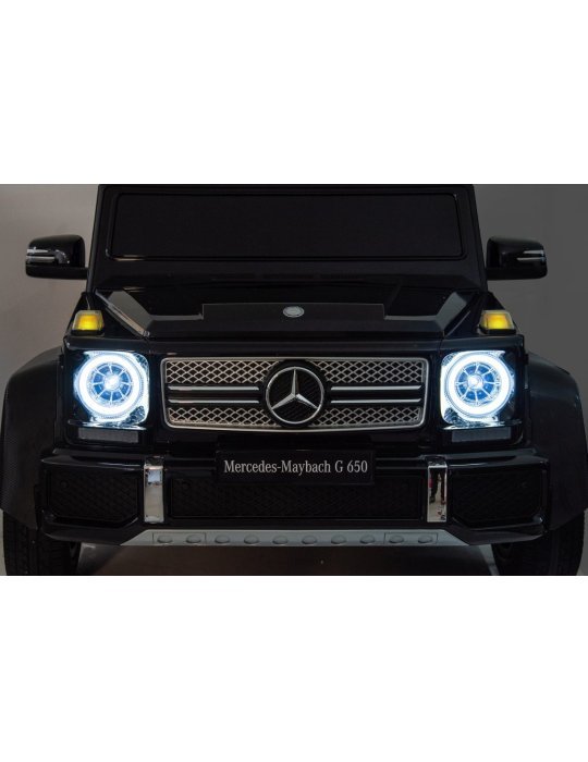 Children &apos; s Electric Car Mercedes MAYBACH G650 24V with MP4 Biplaza
