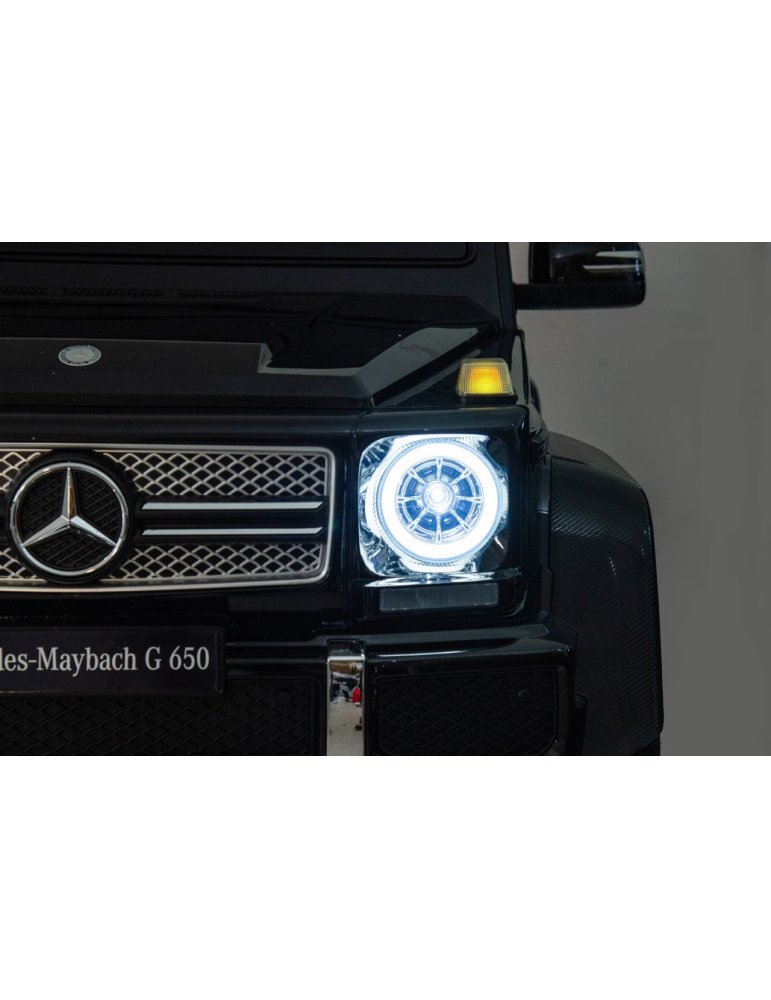 Children &apos; s Electric Car Mercedes MAYBACH G650 24V with MP4 Biplaza