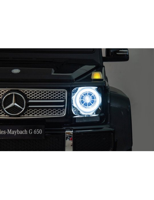 Children &apos; s Electric Car Mercedes MAYBACH G650 24V with MP4 Biplaza