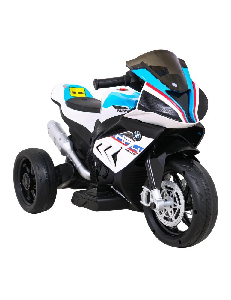 Mini Moto Elettrica per Bambini BMW HP4 12V con LED - Vista 11