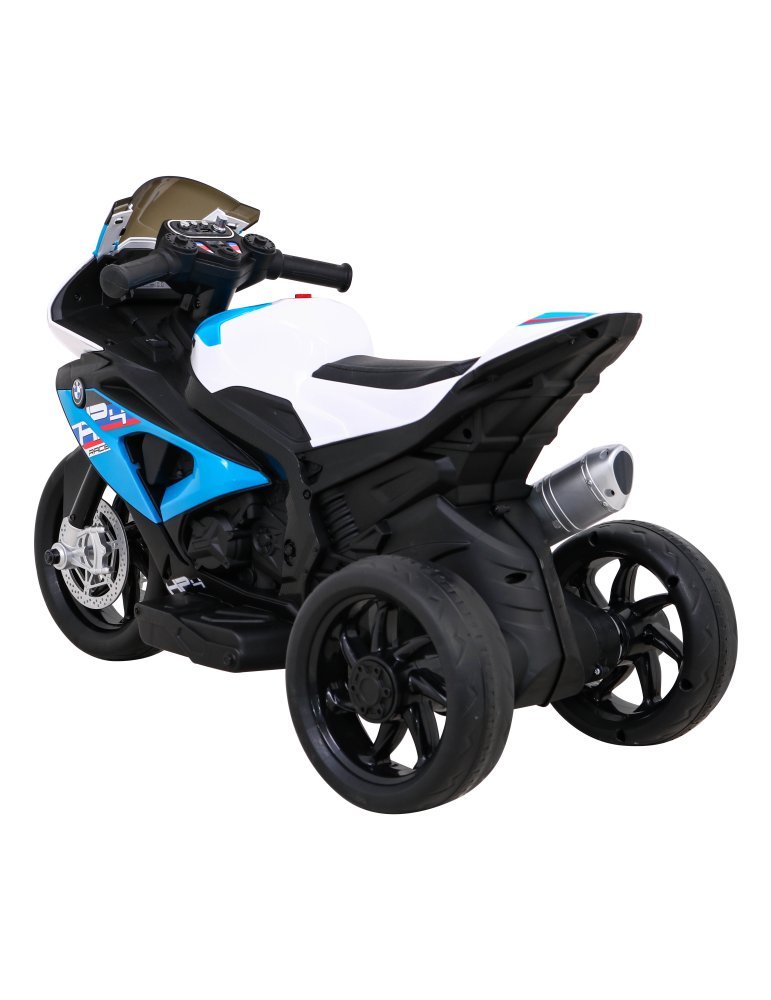 Mini Moto Elettrica per Bambini BMW HP4 12V con LED - Vista 6