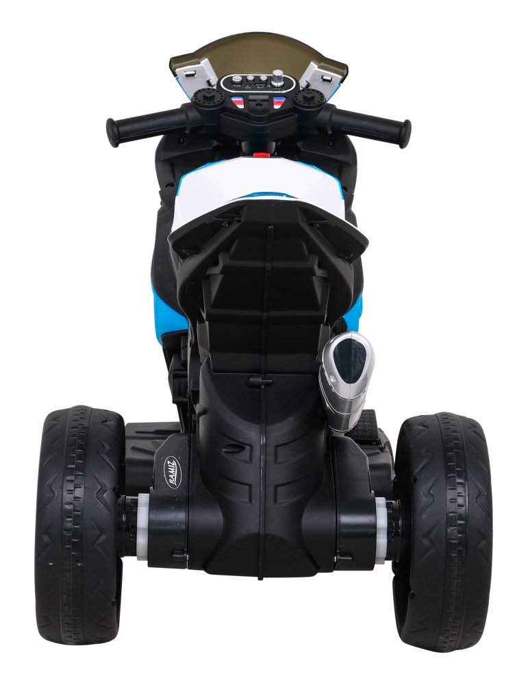 Mini Moto Elettrica per Bambini BMW HP4 12V con LED - Vista 8