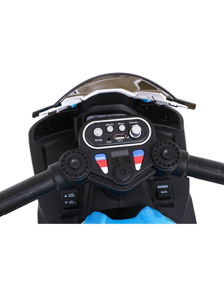Mini Moto Elétrica Infantil BMW HP4 12V com LED - Vista 10