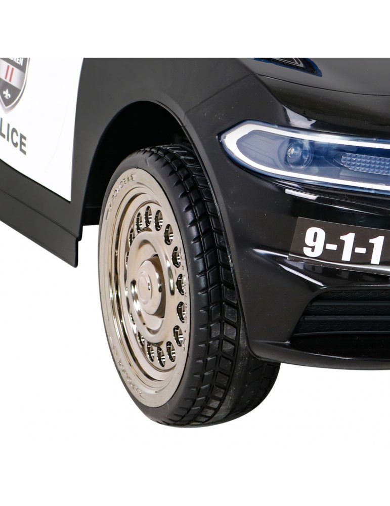 12V Police Electrical Car for Children with Mermaid, Lights and Command