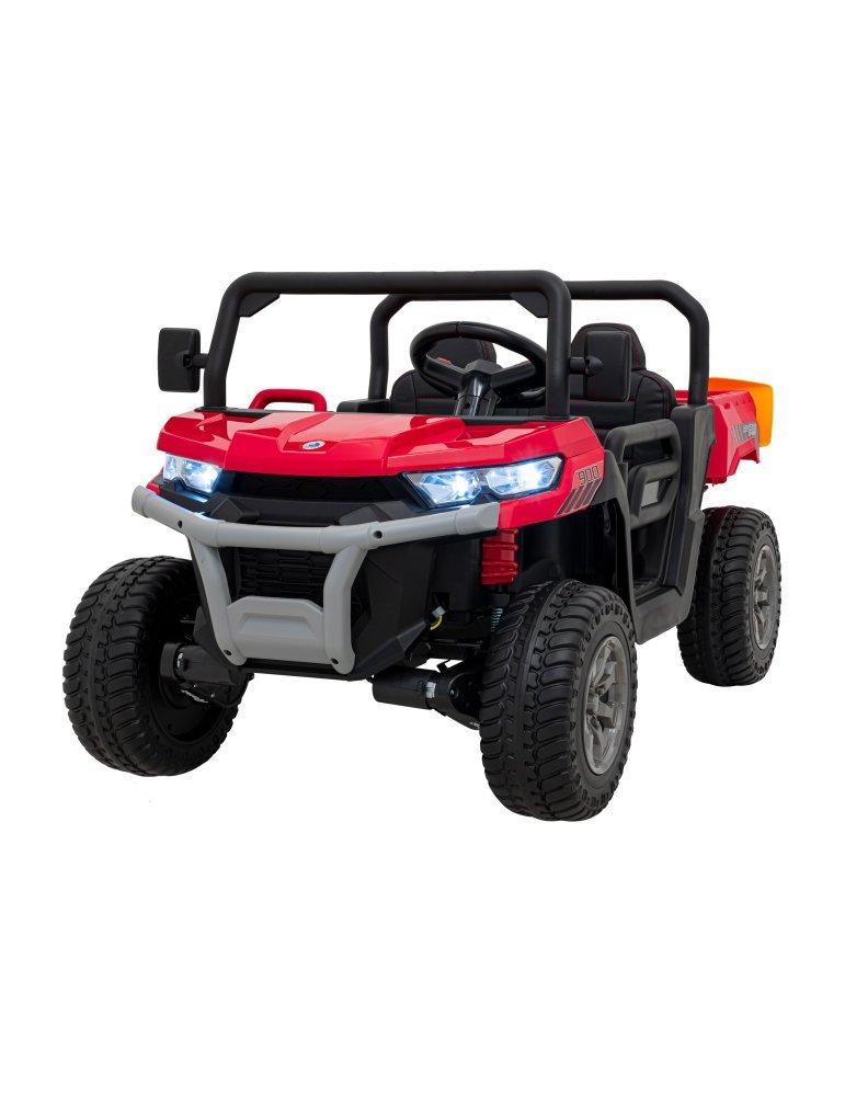 Auto elettrica per bambini Speed 900 con telecomando e luci a LED