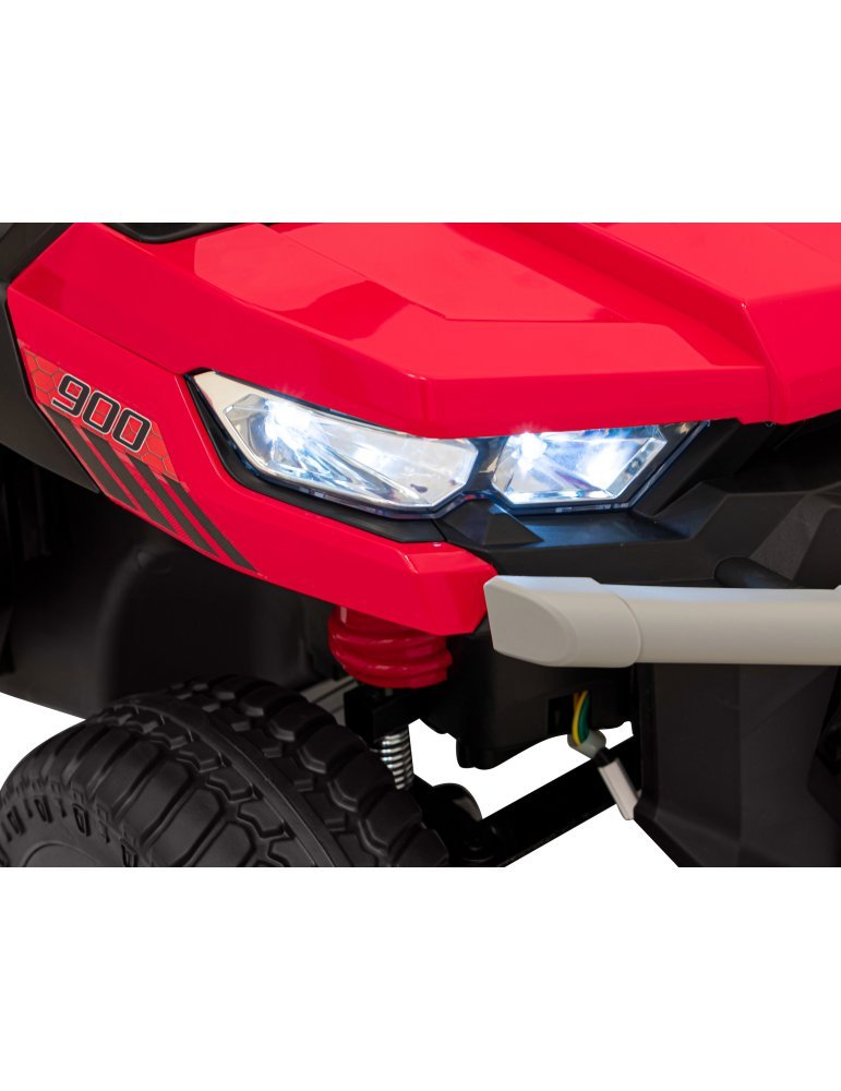 Auto elettrica per bambini Speed 900 con telecomando e luci a LED