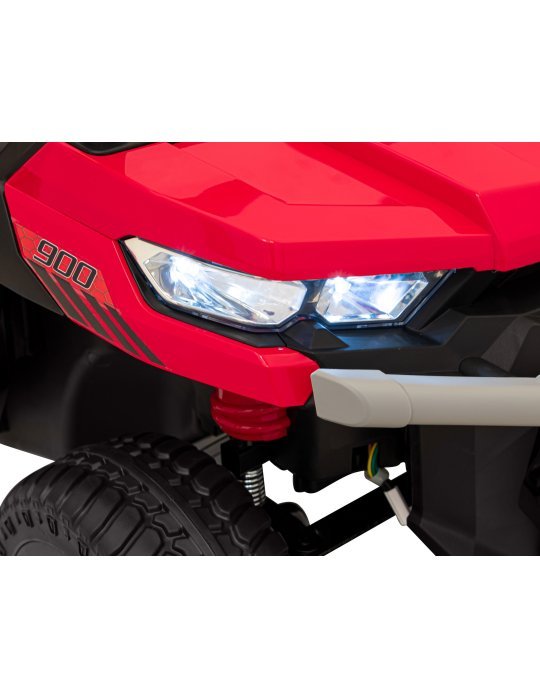 Auto elettrica per bambini Speed 900 con telecomando e luci a LED