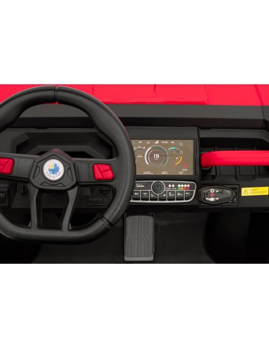 Auto elettrica per bambini Speed 900 con telecomando e luci a LED