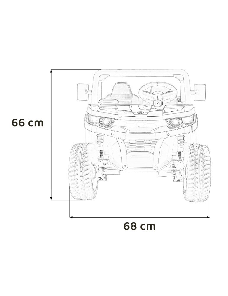 Auto elettrica per bambini Speed 900 con telecomando e luci a LED